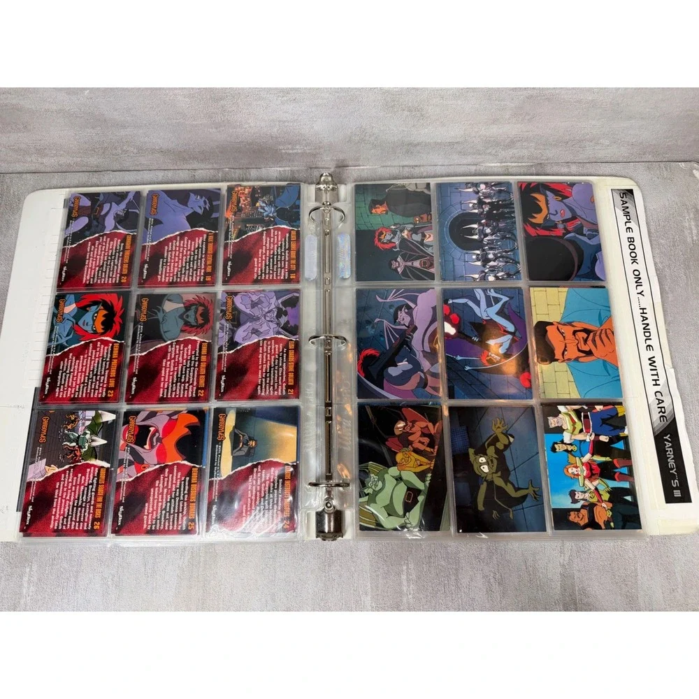 1995 SkyBox Gargoyles Salesmans Sample Binder Complete Set Pop Ups Promo Book